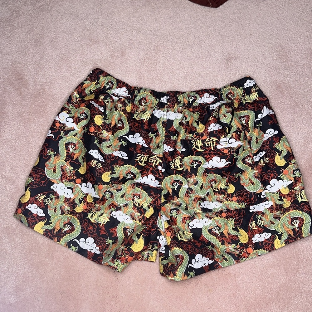 Zumiez Empyre Kids Ollie Dragon Black Board Shorts Swim Trunks - Picture 3 of 8